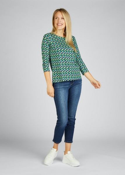 Rabe 3/4-Arm-Shirt mit All-Over-Muster