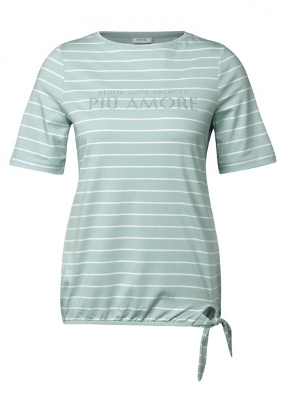 Streifenshirt mit Wording