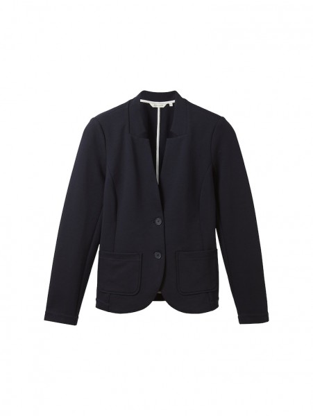 Slim Fit Blazer mit Ottoman-Struktur