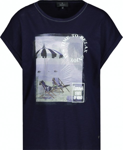Monari T-Shirt mit Foto-Print