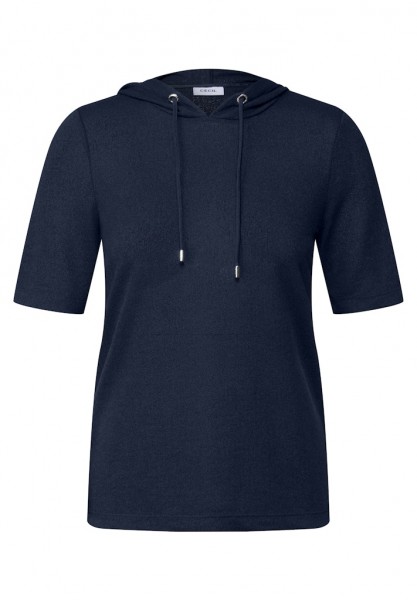 Cecil Crepe Hoodie-Shirt
