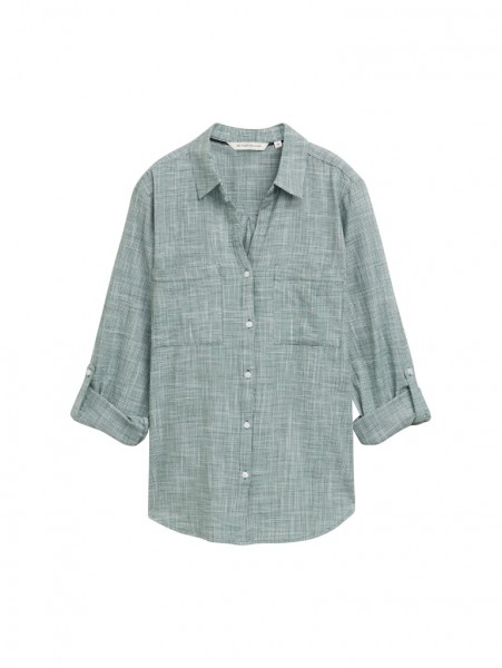 Bluse mit Brusttaschen