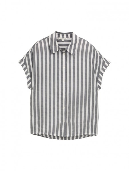 Tom Tailor Loose Fit Bluse mit Streifenmuster