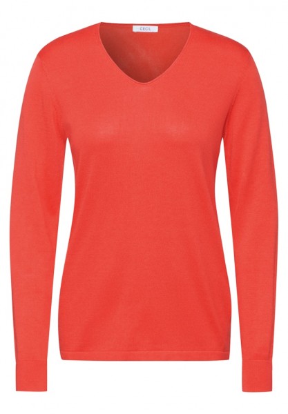 Cecil Feinstrickpullover mit V-Ausschnitt