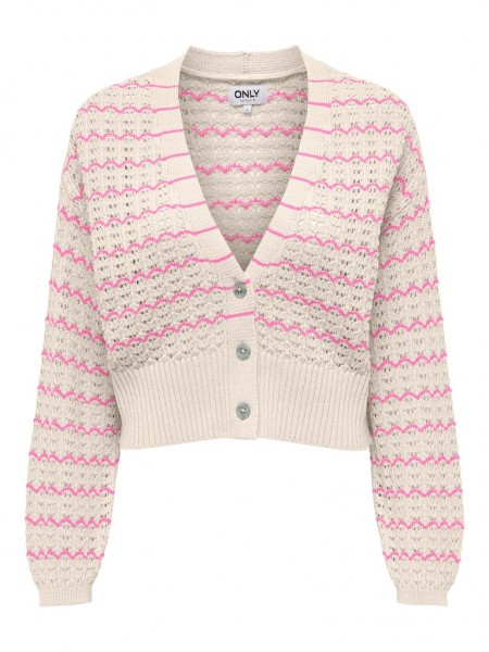 ONLY Cardigan mit V-Ausschnitt