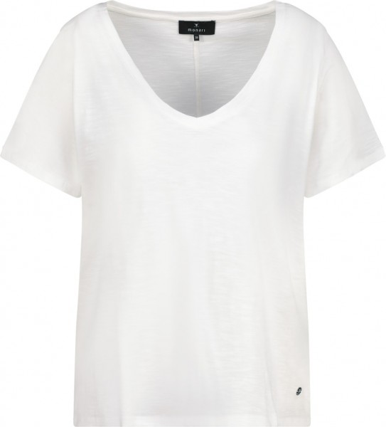 Monari T-Shirt mit V-Ausschnitt