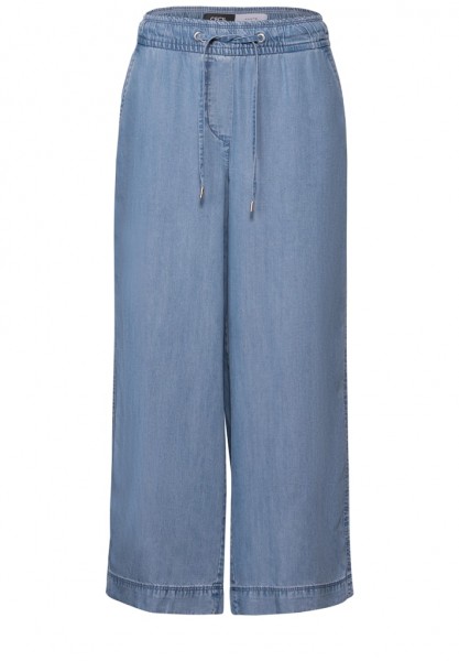 Wide Leg Lyocell-Hose