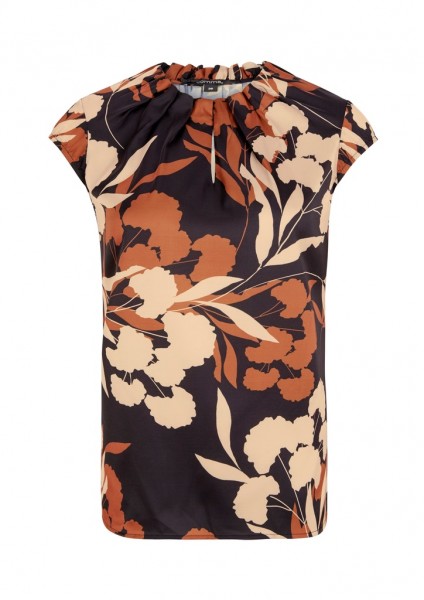 Comma High-Neck-Bluse