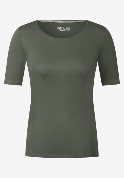Basic T-Shirt in Unifarbe