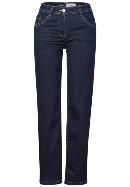 Cecil Rinsed Straight Leg Jeans Neele