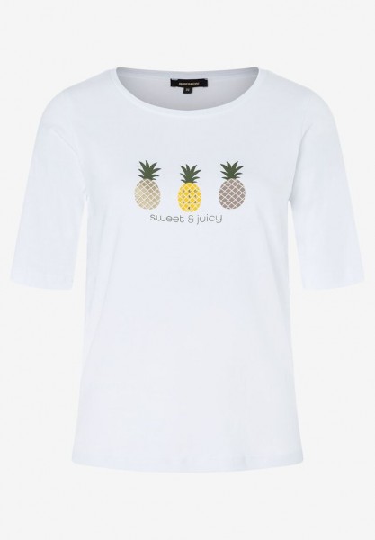 More &amp; More T-Shirt mit Ananas-Frontprint