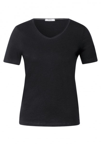 Cecil Basic T-Shirt in Unifarbe