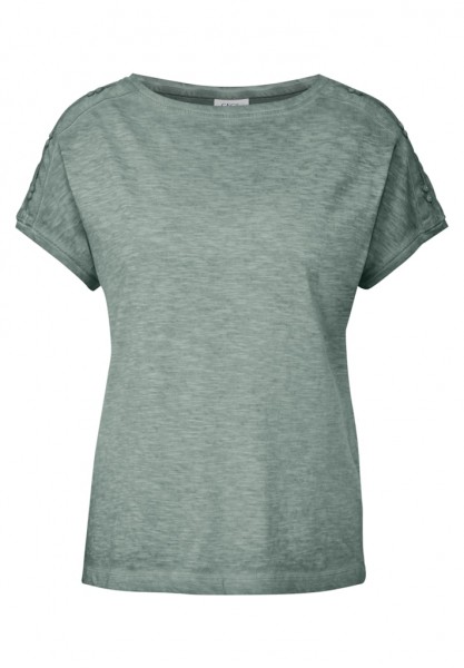 Cecil T-Shirt mit Knopfdetail