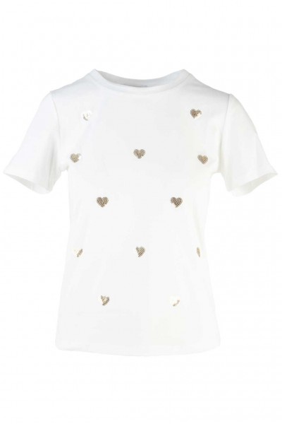 Hailys T-Shirt mit Herzchen