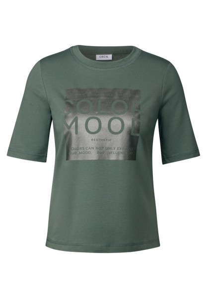 Softes Shirt mit Folienprint