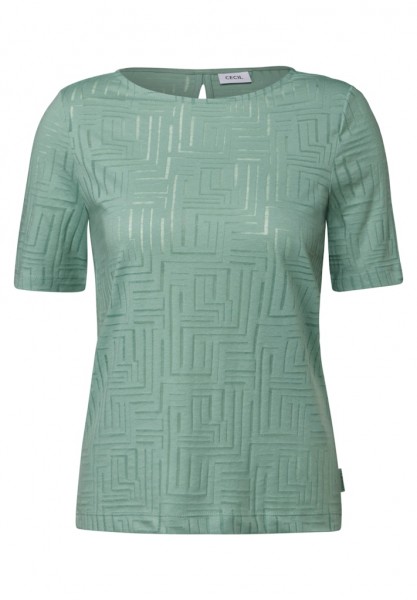 Cecil T-Shirt in Ausbrenner-Optik