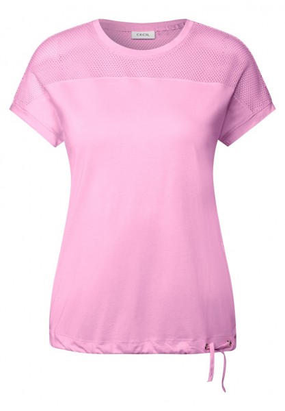 Cecil T-Shirt mit Meshdetail