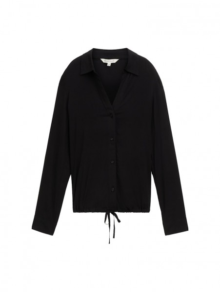 Bluse mit Kordelzug