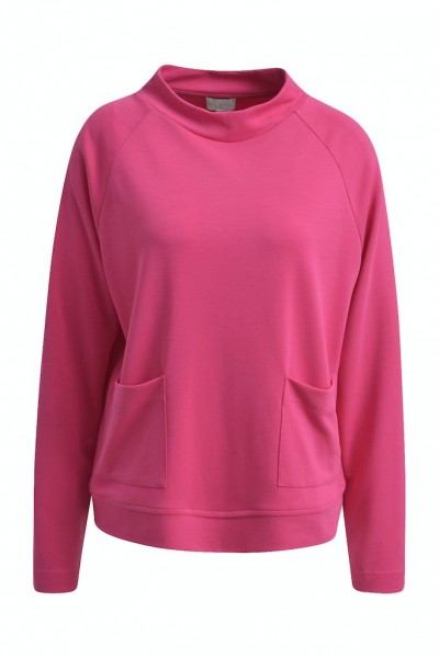 Milano Italy Sweater mit aufgesetzen Taschen