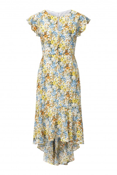 Rich & Royal Kleid mit Voilants