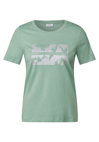 Cecil T-Shirt mit Folienprint