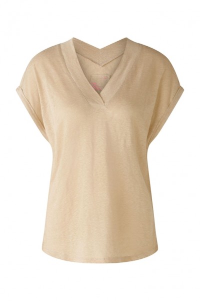 Oui T-Shirt 100% Leinen