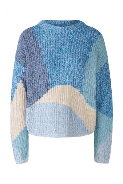 Oui Pullover Iconic Garn Mix