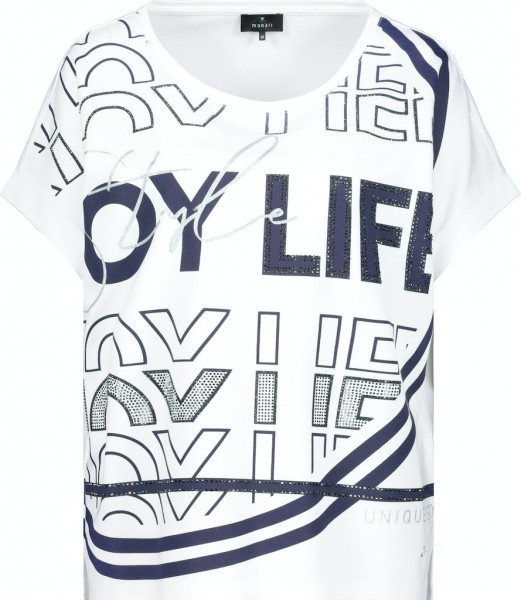 Monari Sweatshirt mit Schriftmix