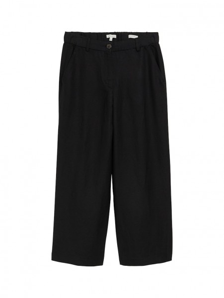 Tom Tailor Culotte Hose mit Leinenanteil