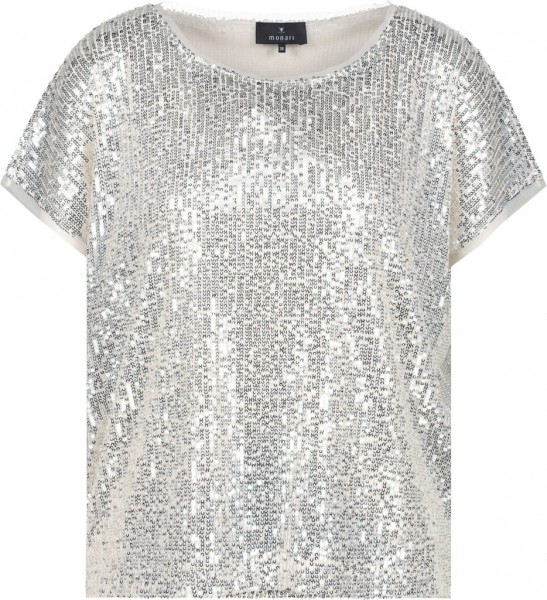 Monari Pailetten-Shirt