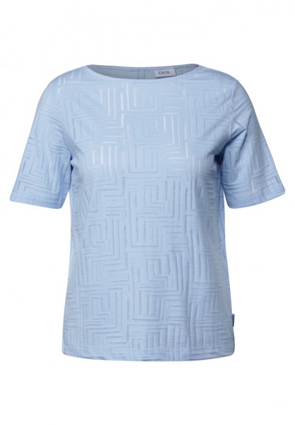 Cecil T-Shirt in Ausbrenner-Optik