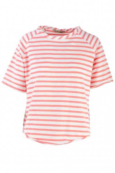 Shortsleeve Basic Sweat Striped