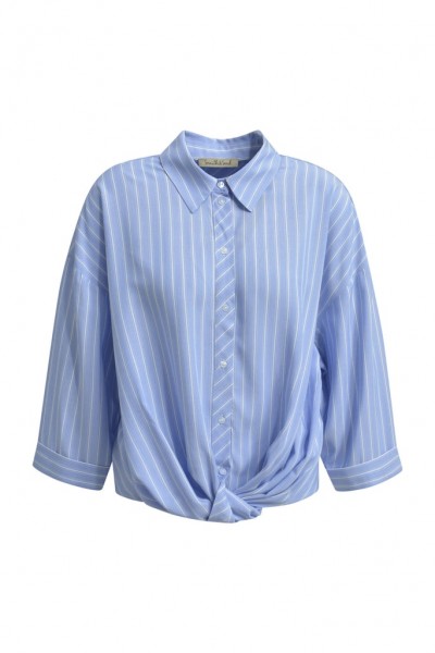 Smith &amp; Soul gestreifte Bluse mit Knoten