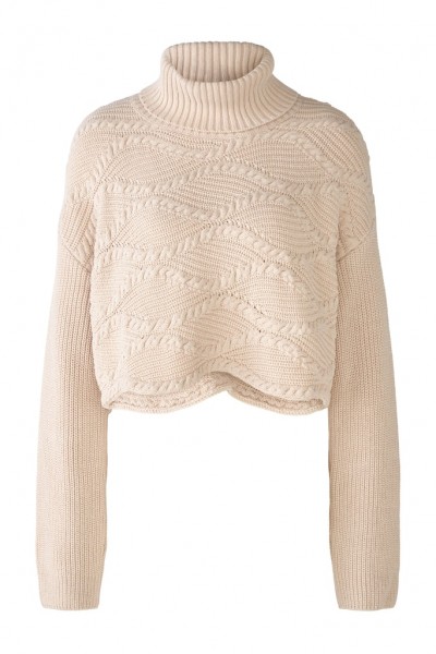 Oui Pullover Baumwollmischung