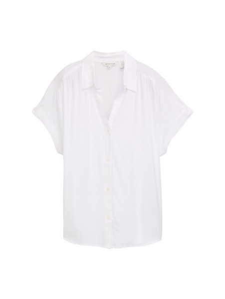 Loose Fit Bluse aus Viskose