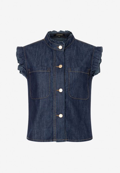 More & More Jeansbluse