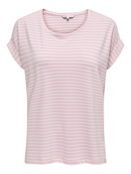 ONLMOSTER STRIPE S/S O-NECK TOP JRS NOOS