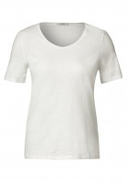 Cecil Basic T-Shirt in Unifarbe | T-Shirts | T-Shirts & Tops | Damenmode |  Schmitz Das Modehaus