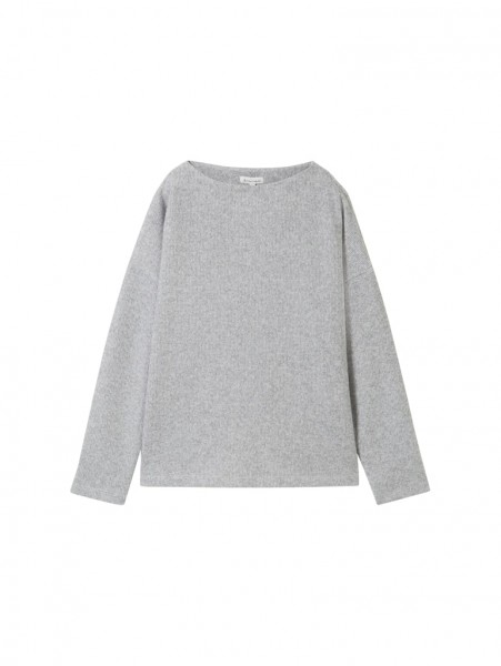 Geripptes Sweatshirt