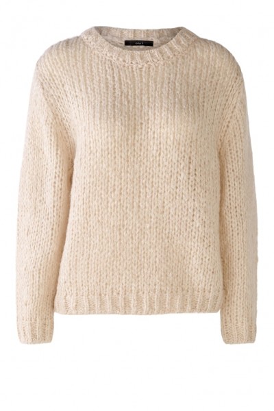 Oui Pullover mit Wolle und Mohair