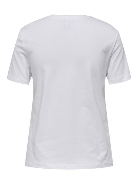 Only T-Shirt mit Coeur Schriftzug