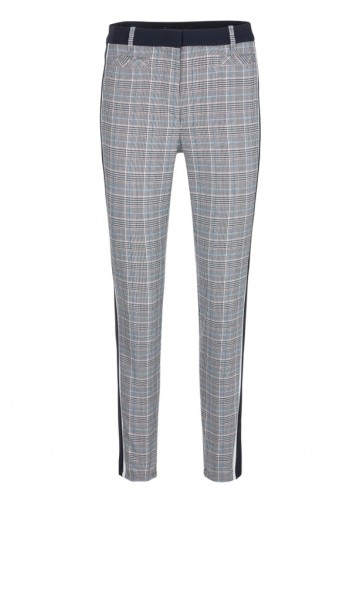 Marc Cain Sports Karierte Hose mit Stretcheinsatz