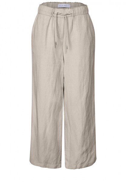 Cecil Wide Leg Hose aus Leinenmix