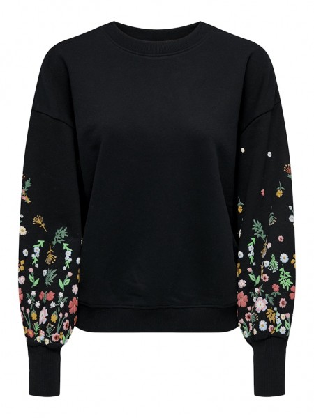 ONLBROOKE L/S O-NECK FLOWER SWT NOOS