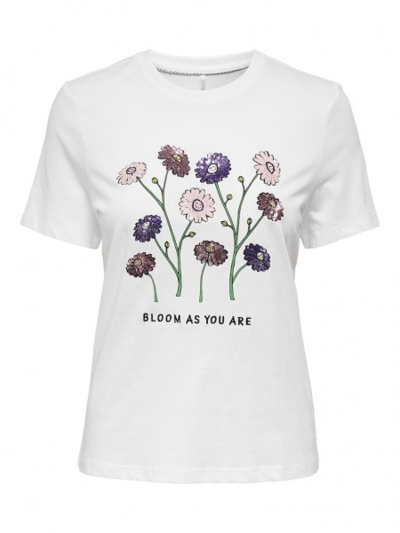 Only T-Shirt mit Print