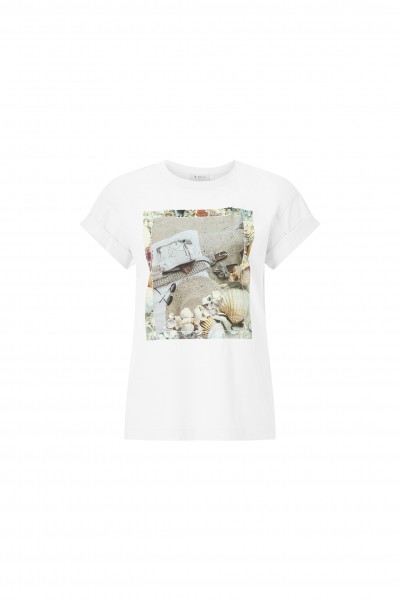 Rich & Royal T-Shirt mit sommerlichem Foto-Druck