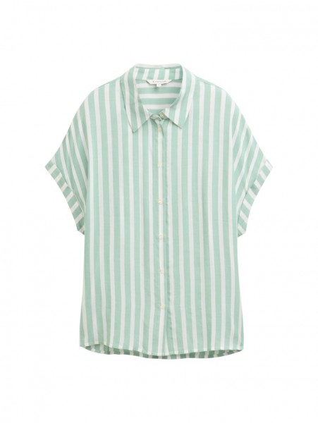 Tom Tailor Loose Fit Bluse mit Streifenmuster