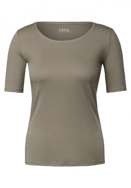 T-Shirt in Unifarbe
