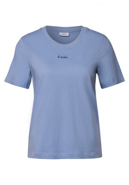 Cecil T-Shirt mit Wording-Detail