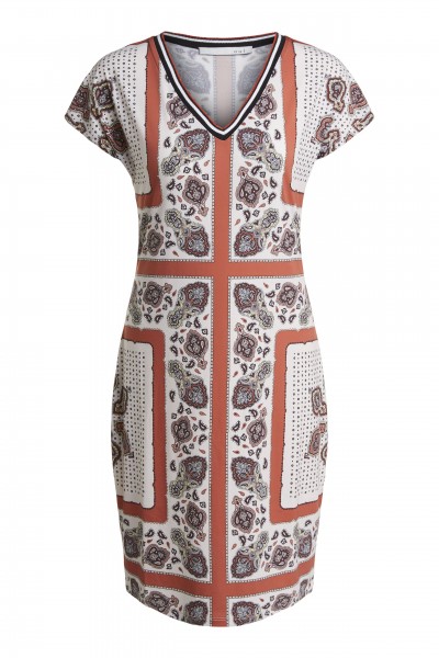 Oui Kleid mit Mustermix